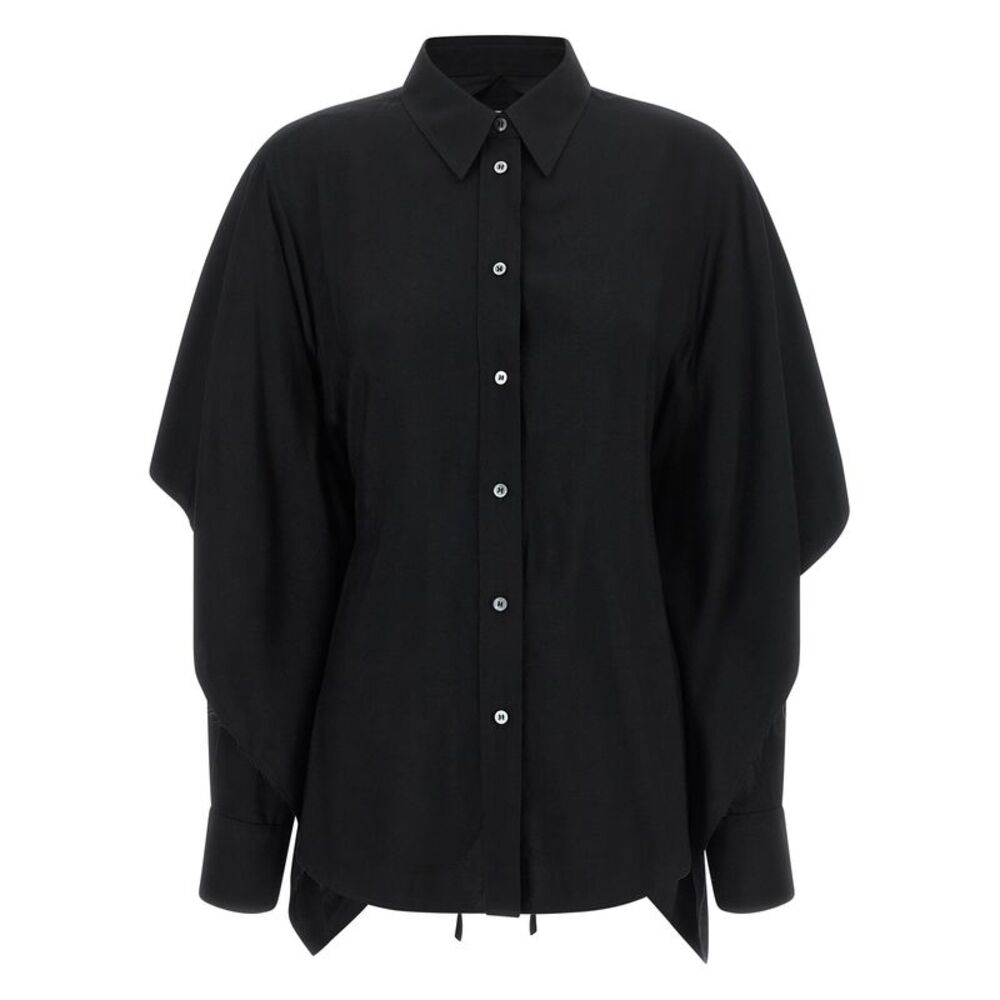 Maison Margiela Black Viscose Women's Blouse